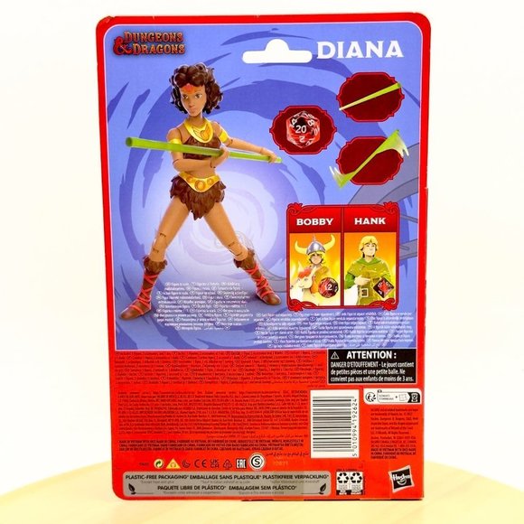 Dungeons & Dragons Diana the Acrobat Cartoon Classics 6” Action Figure NEW! - Picture 3 of 14
